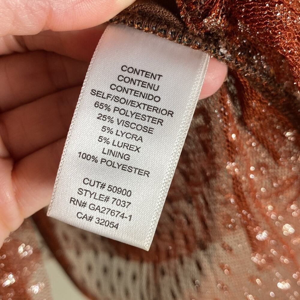 Anthropologie Eva Franco Jacquard Sleeveless Brown Floral Top - Picture 4 of 6